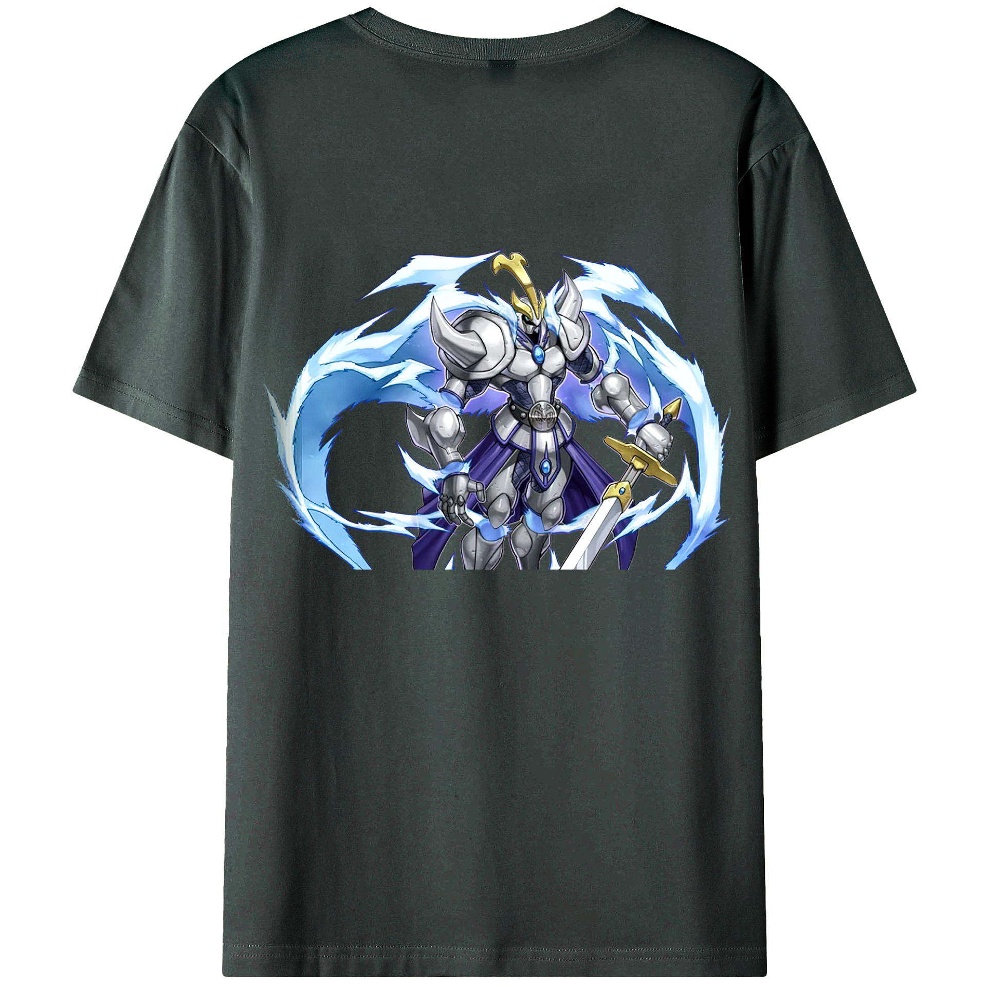 （画像用） 遊☆戯☆王 Yu-Gi-Oh! 綿100％ メンズ半袖Tシャツ（バックプリント） 通気性
